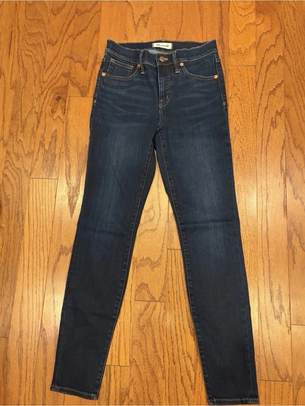 Madewell 9” High-Rise Skinny Stretch Denim Jeans Blue Medium Wash‎ Women size 26